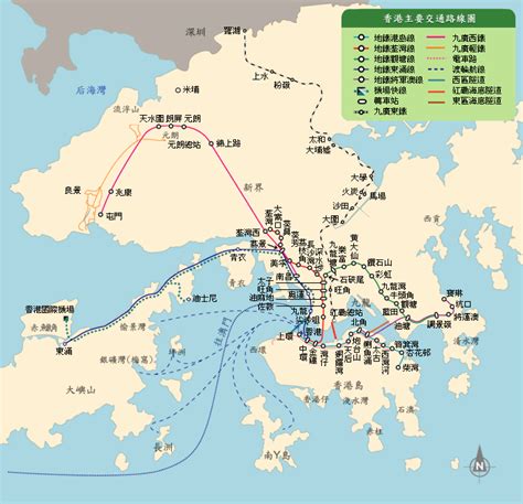 香港地區方位